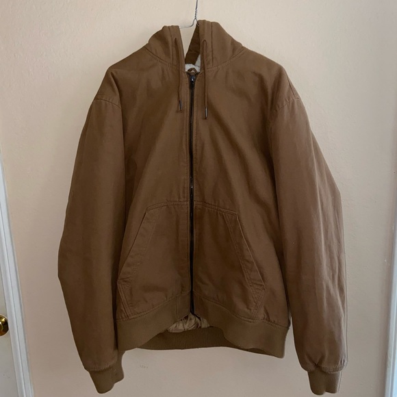 Weatherproof jacket H&M insulated fur inside durable thermal top zip up hoodie - Picture 9 of 11